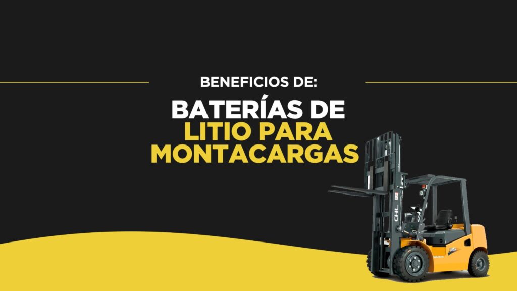 Beneficios de baterías de litio para montacargas